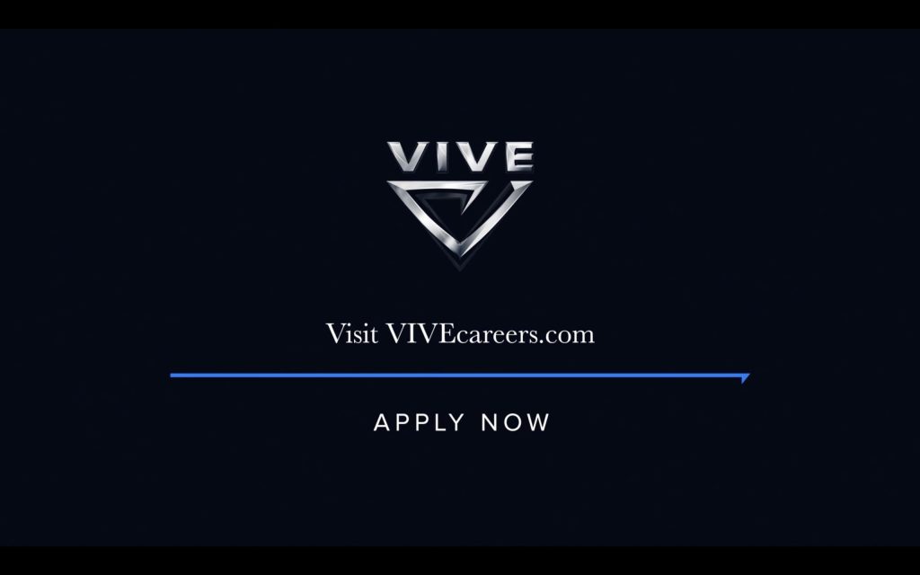 Apply Video Thumbnail: VIVE Logo with words "Apply Now"